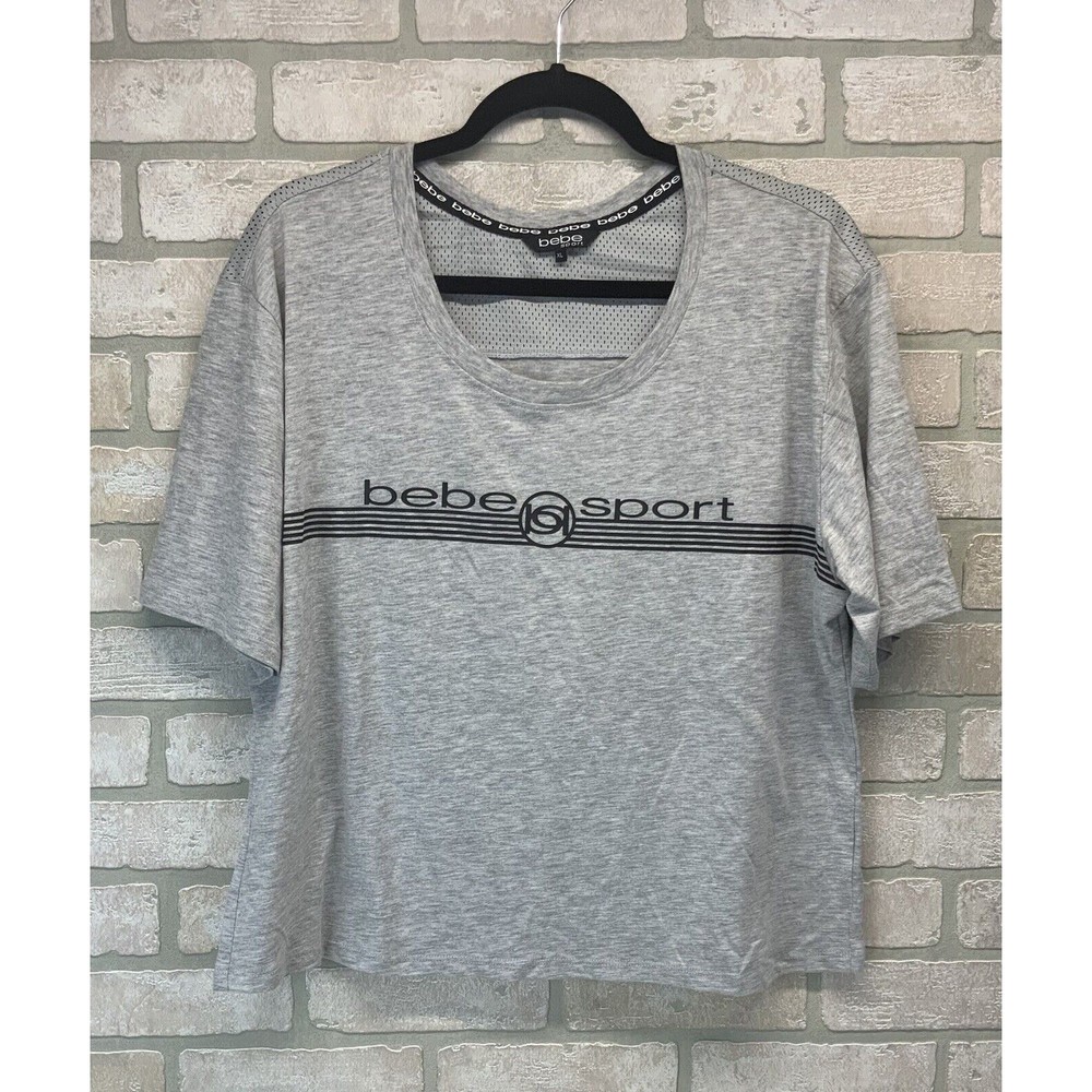 Bebe Sport Loose Crop Style Activewear Top Size X-Large - Picture 1 of 5